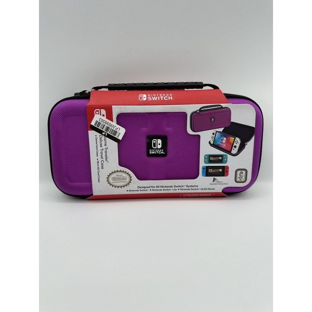 Nintendo Switch Game‎ Traveler Deluxe Case - Purple - NEW